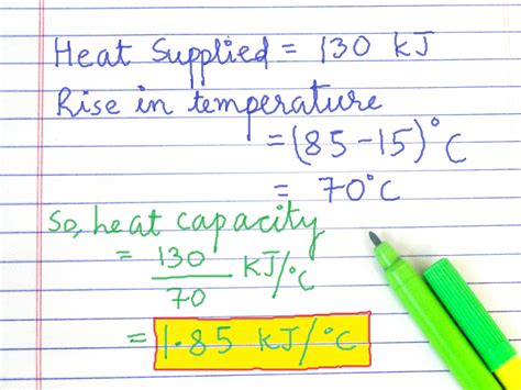 How to Calculate Heat Capacity: 8 Steps (with Pictures) - wikiHow