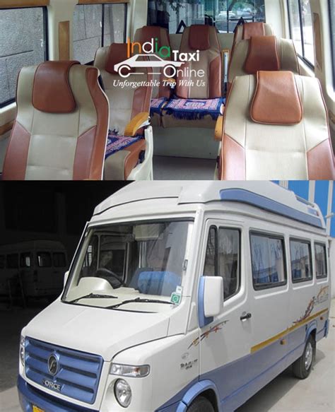 Book 7 Seater Tempo Traveller on rent in Delhi from India Taxi Online at lowest rate, 7 Seater ...