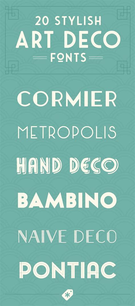 On the Creative Market Blog - 20 Art Deco Fonts to Create Retro Logos, Posters, and Websites ...