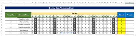 How to Create Training Attendance Sheet in Excel: 3 Methods - ExcelDemy