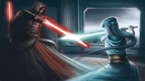 Darth Revan, Star Wars, Lightsaber, Fighting, Star Wars: Knights of the Old Republic Wallpapers ...