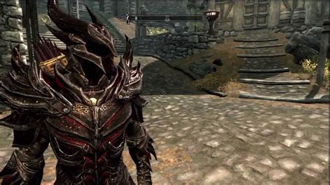 Elder Scrolls V Skyrim Daedric Armor VS Dragon Armor Stats Comparison ...