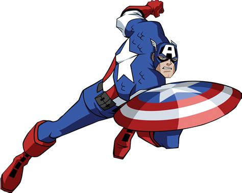 Vector Cartoon Captain America - ClipArt Best