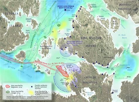 Amundsen Northwest Passage Route