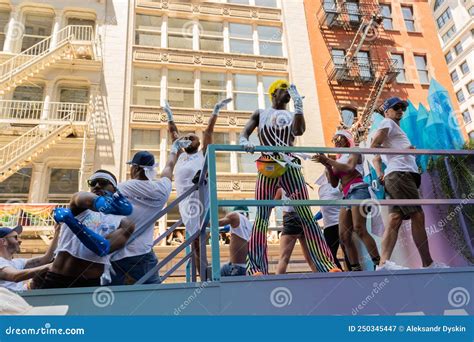 NYC LGBTQ Pride Parade on 5th Ave in Manhattan, New York on June 26 ...