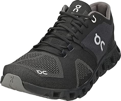 قیمت و خرید On Running Mens Cloud X Textile Synthetic Black Trainers ...