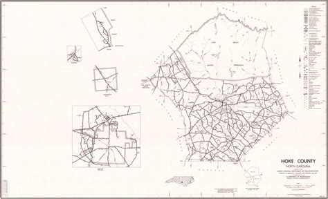 1980 Road Map of Hoke County, North Carolina