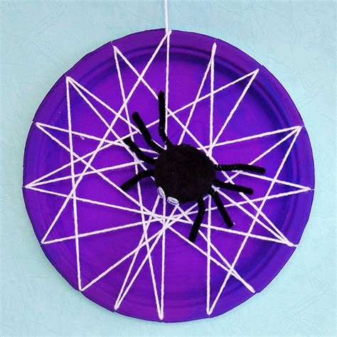 Paper Plate Spider Web | Kids' Crafts | Fun Craft Ideas | FirstPalette.com