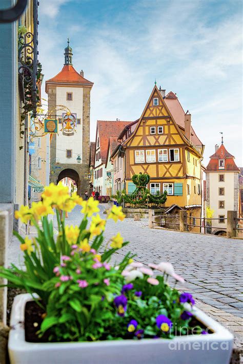 Medieval Rothenburg ob der Tauber Photograph by JR Photography | Fine ...