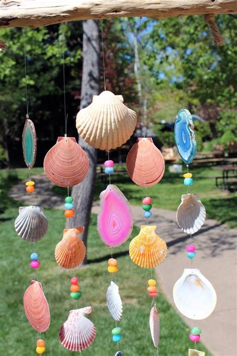 Sea Shell Wind Chimes, Driftwood Wind Chimes, One-of-a-Kind Wind Chime ...