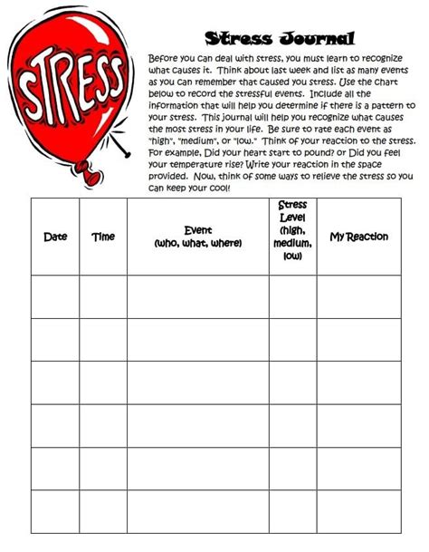 17 Printable Stress Management Worksheets & Templates