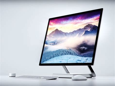 Microsoft unveils Surface Studio All-in-One PC with 28-inch 4.5k Ultra HD touch display ...