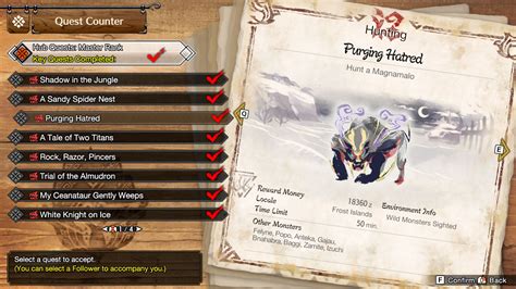 Purging Hatred - Hub Quest - Monster Hunter Rise: Sunbreak Wiki ...