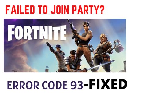 [FIXED] Fortnite Error Code 93 | Easiest Way to Solve This! - JGuru