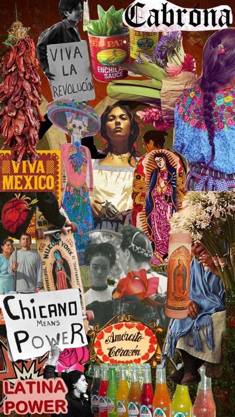 #mexicana #mexicana #latinapower #collage | Mexican culture art, Hispanic art, Mexico wallpaper