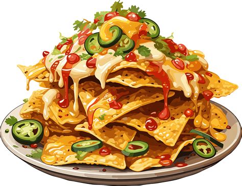 Download Nachos, Cheese, Jalapenos. Royalty-Free Vector Graphic - Pixabay