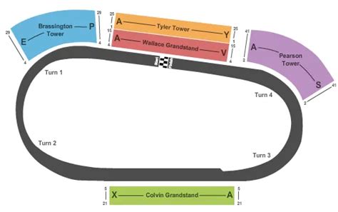 Darlington Raceway Tickets & Seating Chart - ETC