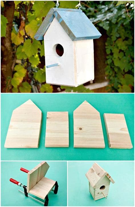 Easy DIY a Bird House Tutorial - How to build a Birdhouse? 55 Easy DIY ...