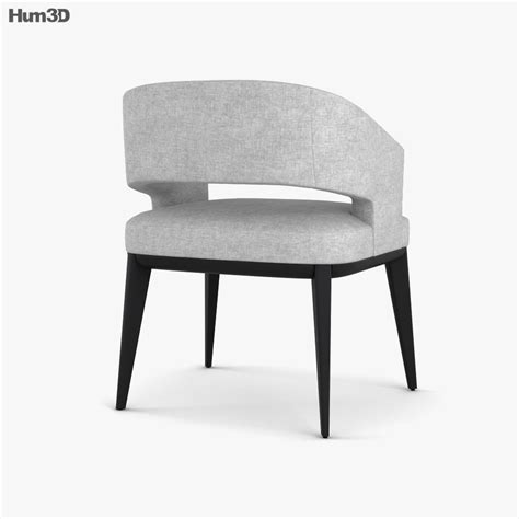 Holly Hunt Minerva Dining chair 3D model - Furniture on Hum3D