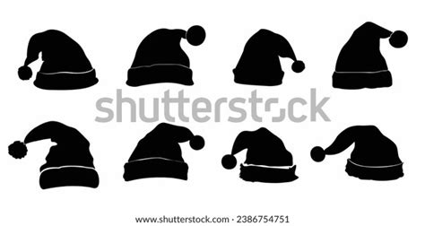 22,761 Santa Hat Silhouette Stock Vectors and Vector Art | Shutterstock