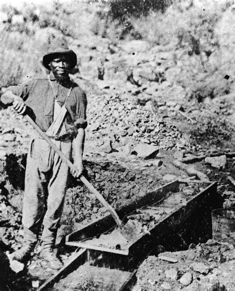 African-american Gold Miner Photograph by Hulton Archive - Fine Art America