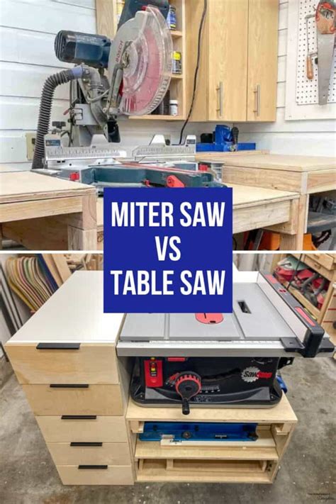 Miter Saw vs Table Saw - Which Should I Use? - The Handyman's Daughter