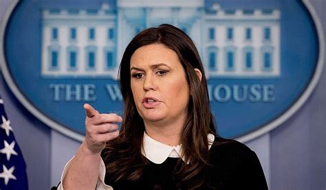 Sarah Sanders Steps Down as White House Press Secretary