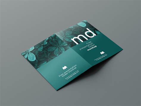 Free presentation folder mockup | Behance