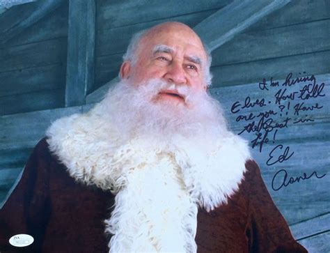 Ed Asner In Elf / Ed Asner (Elf- Santa Claus) Signed 11x14 Photo JSA ...