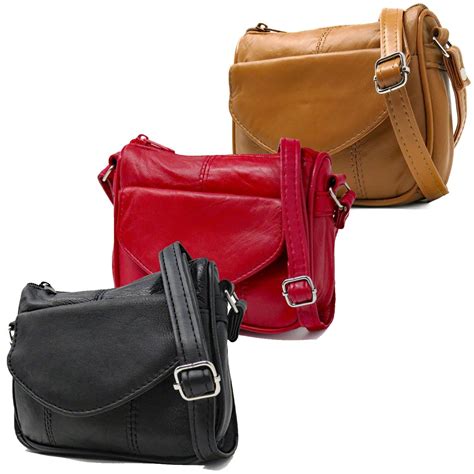 Soft Small Leather Cross body Purse for Women | Leather crossbody bag ...