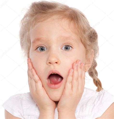 Surprised little girl — Stock Photo © TatyanaGl #5610290