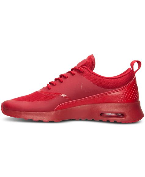 Nike Women's Air Max Thea Running Sneakers From Finish Line in Red | Lyst