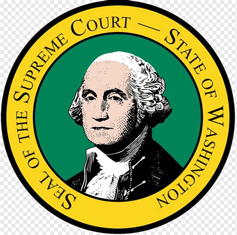 George Washington U.S. state Flag of Washington Oregon Seal of Washington, Supreme Court, label ...