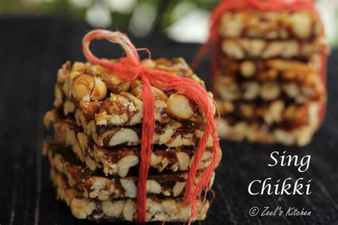 Sing Chikki | Peanut Chikki | Groundnut Brittle Recipe | Zeel's Kitchen