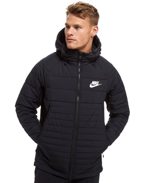 Lyst - Nike Sportswear Hooded Down Jacket in Black for Men