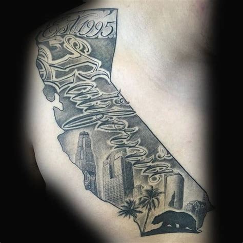 100 California Tattoo Designs For Men - Pacific Pride Ink Ideas