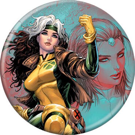 Marvel Comics X-Men Rogue Character Portrait Button