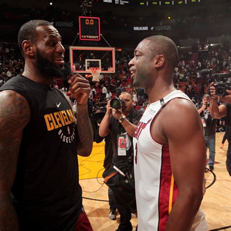 Dwyane Wade Hasn't Thought About Potential Playoff Matchup vs. LeBron ...