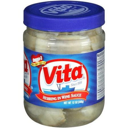 Vita Herring In Wine Sauce, 12 oz - Walmart.com