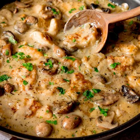 Creamy Chicken and Mushroom One Pan Casserole - Nicky's Kitchen Sanctuary