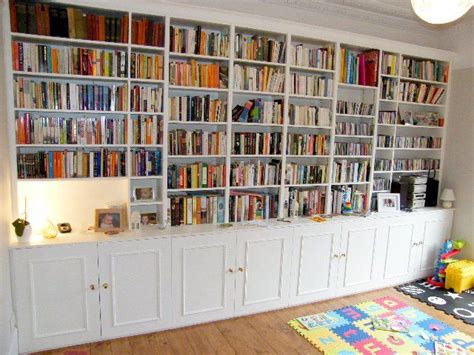 Wall bookshelves, Floor to ceiling bookshelves, Bookshelves in living room