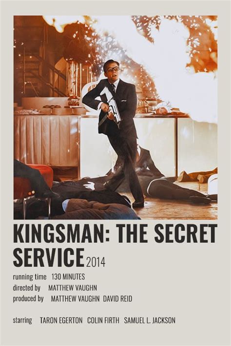 KINGSMAN: THE SECRET SERVICE POLAROID POSTER | Film posters vintage, Kingsman movie, Movie ...