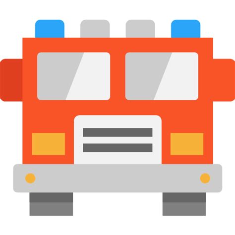 Fire Truck Vector SVG Icon - SVG Repo