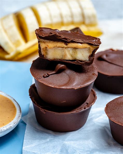 Everyone’s Gonna LOVE these Chocolate Peanut Butter Banana Cups! | Clean Food Crush