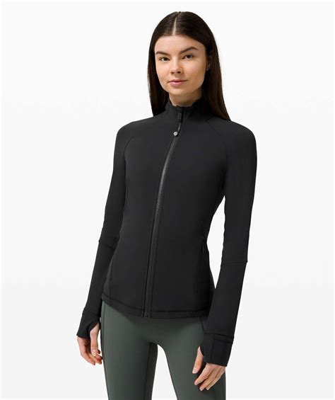 Lululemon Nulu Fold Zip Jacket - Black - lulu fanatics