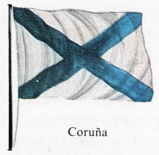 National Flag of Galicia (Civil flag and State flag)