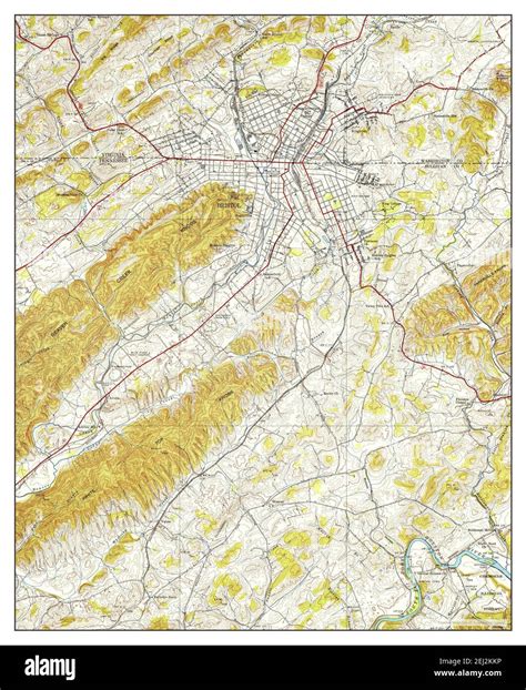 Bristol, Tennessee, map 1938, 1:24000, United States of America by ...