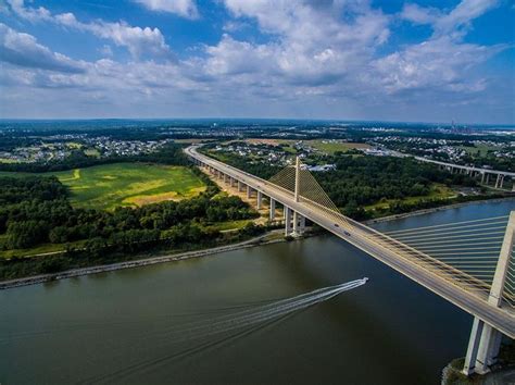 A view of the Del. 1 Bridge (officially the Senator William V Roth., Jr. Bridge) | Dover ...