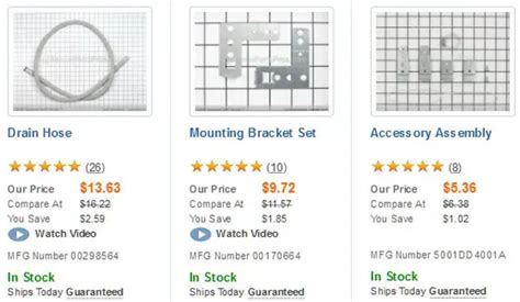 EdgeStar Countertop Dishwasher Error Codes - Owners Manual - Parts