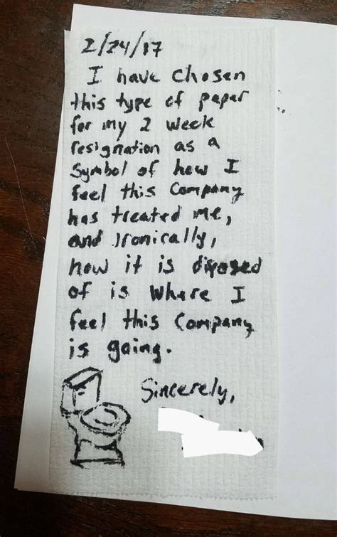 35 Hilariously Funny Resignation Letters